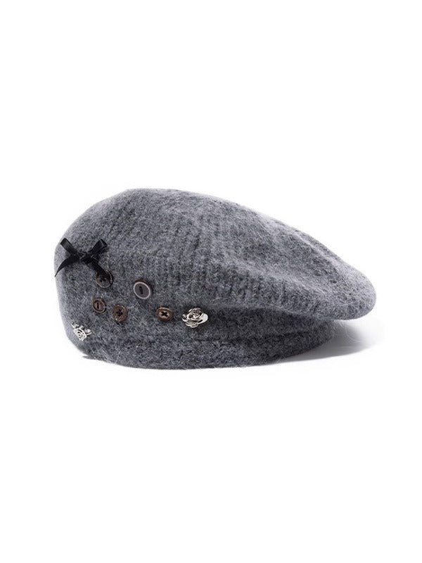 Wool Knit Beret - CHINASQUAD