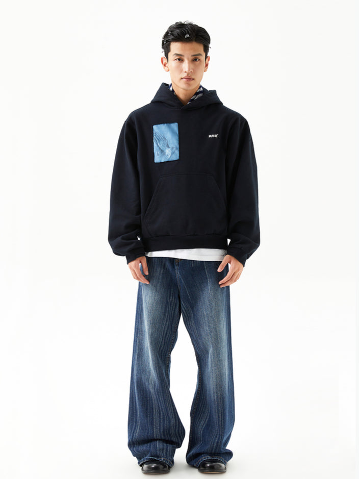 Black Reversible Hoodie Sweatershirts - CHINASQUAD