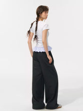 Tie-waist Drapey Airy Pants - CHINASQUAD