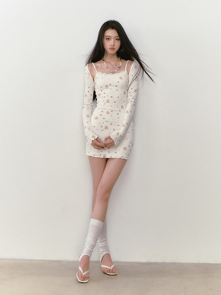 Seaside Series Printed Dress & Cover Up Set - CHINASQUAD