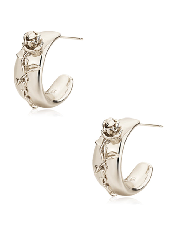 Vintage Rose Earrings - CHINASQUAD