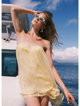 Thiri Chiffon Tube Top Dress - CHINASQUAD