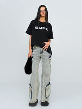 Wild Mustang Multi-pocket Denim Pants - CHINASQUAD