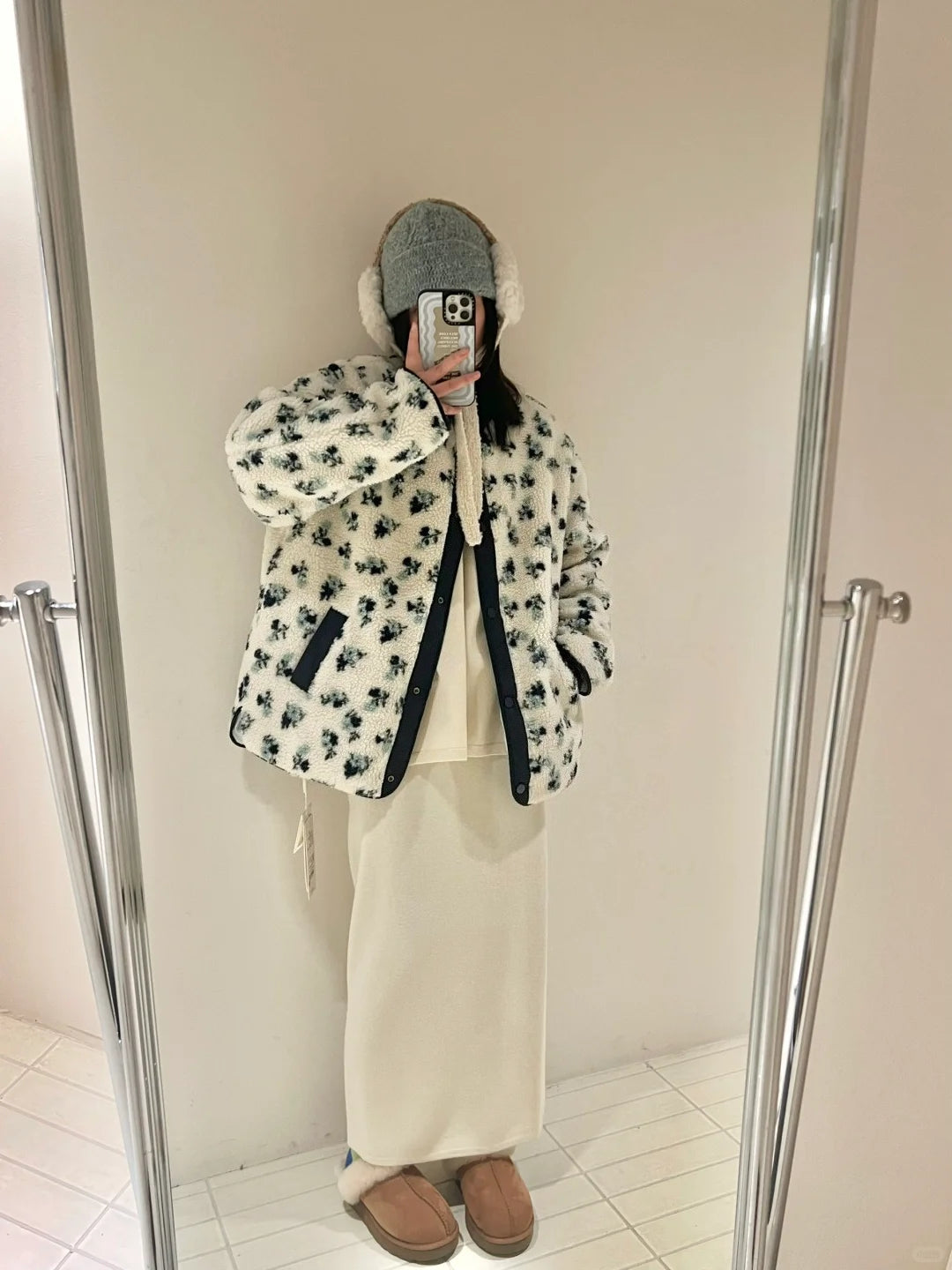 Double-Sided Quilted Colorblock Down Jacket