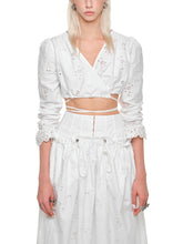 White Dual-Waist A-Line Skirt  - CHINASQUAD