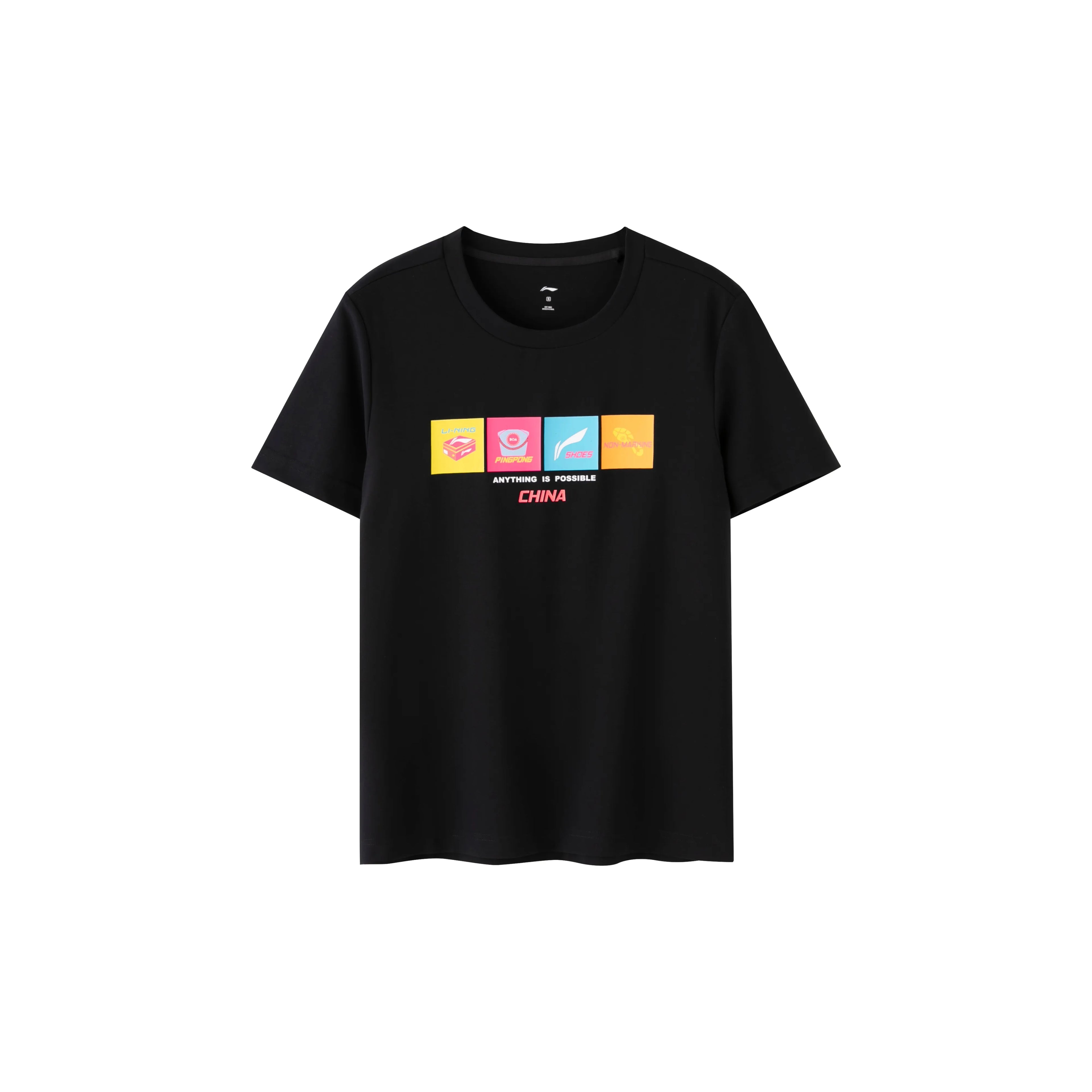 Li-Ning Ping Pong Series Printed Crewneck T-Shirt - CHINASQUAD