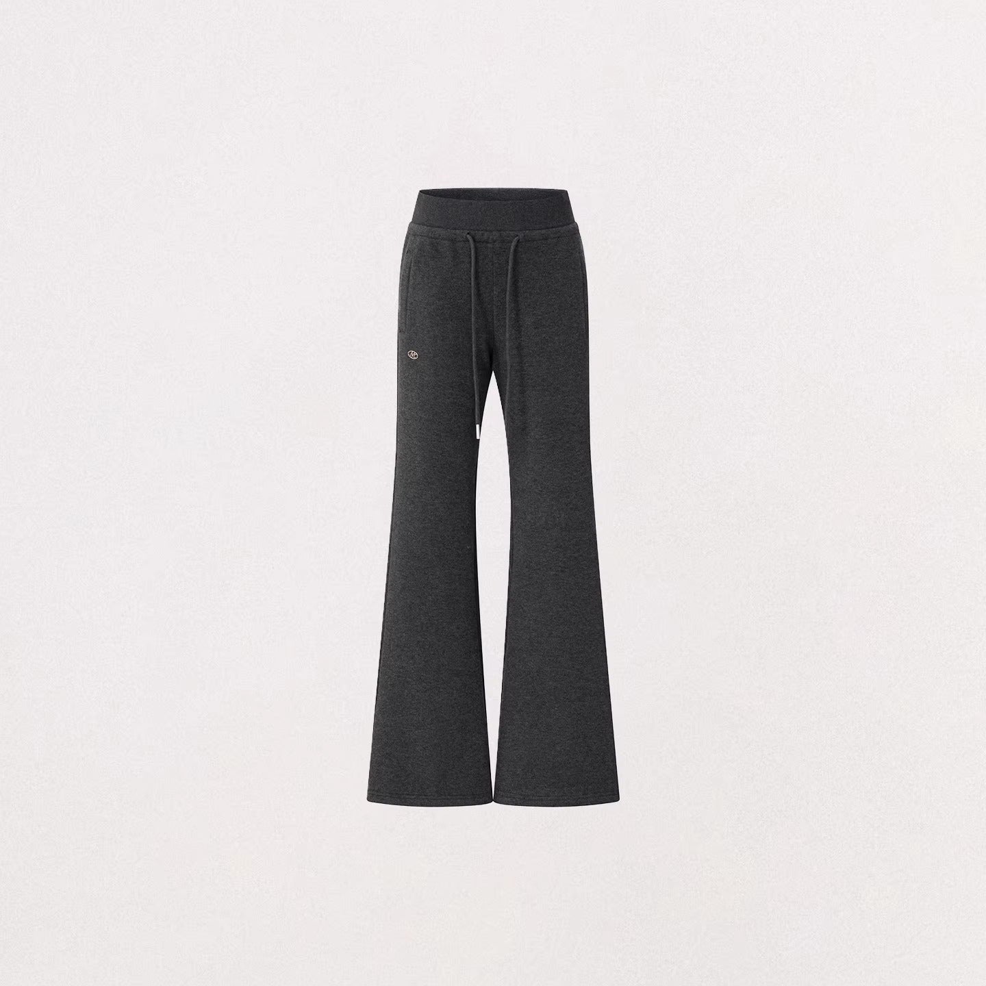 High-Waisted Fleece-Lined Micro-Flare Pants