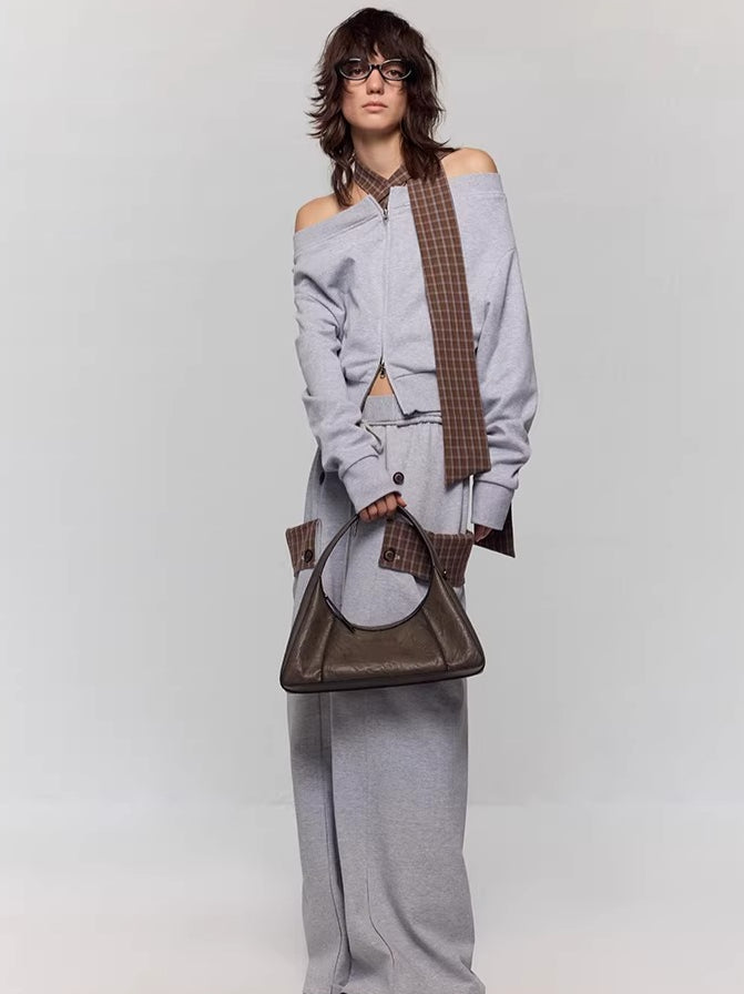 Waxed Eco-Leather Shoulder & Handbag