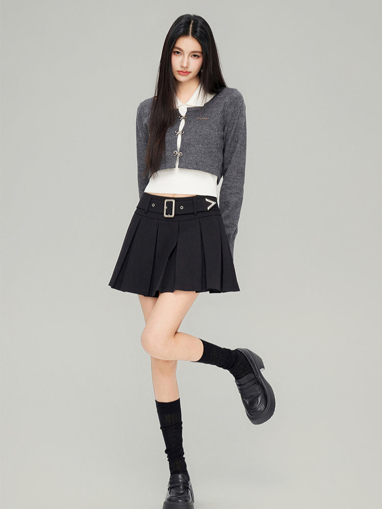Bow-Knot Knit Cardigan - CHINASQUAD