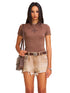 Compass Original Badge Tee Sand - CHINASQUAD
