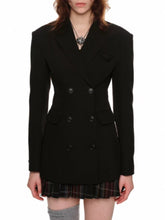 Black & Gray Blazer Dress - CHINASQUAD