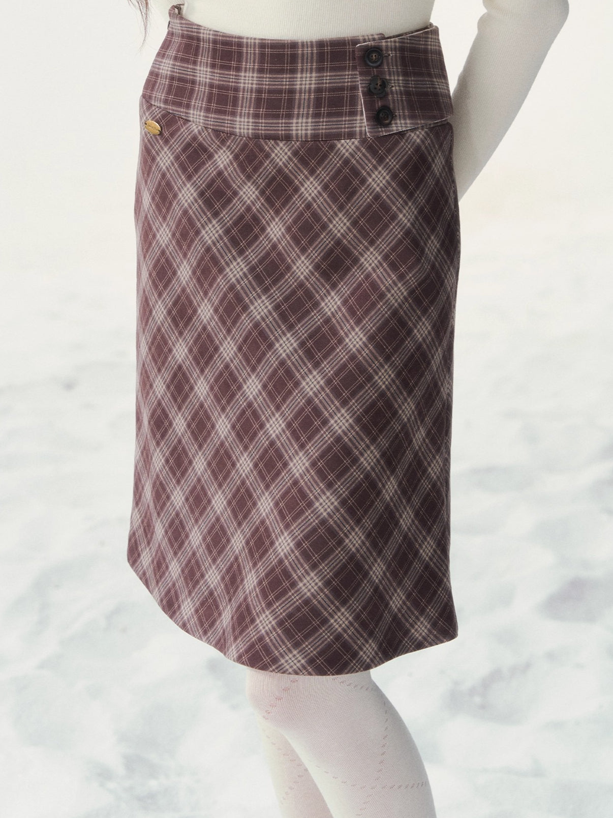 Sunset Park Retro Midi Skirt