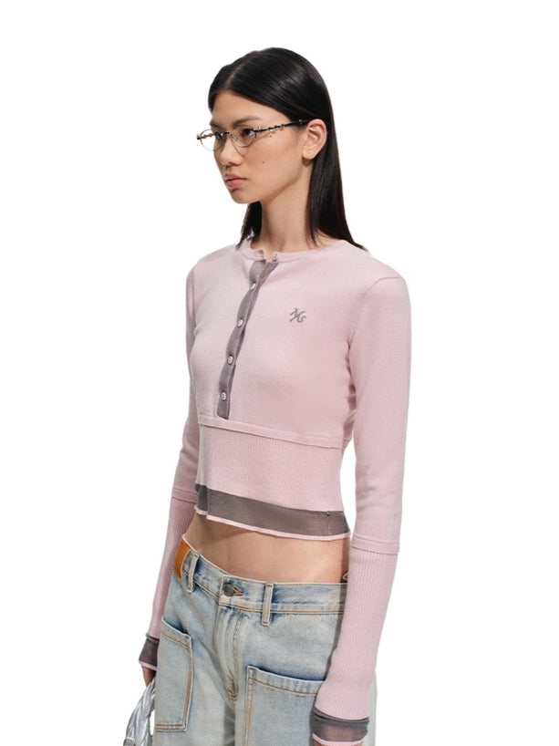 Norman Wool-Blend Layered Knit T-Shirts