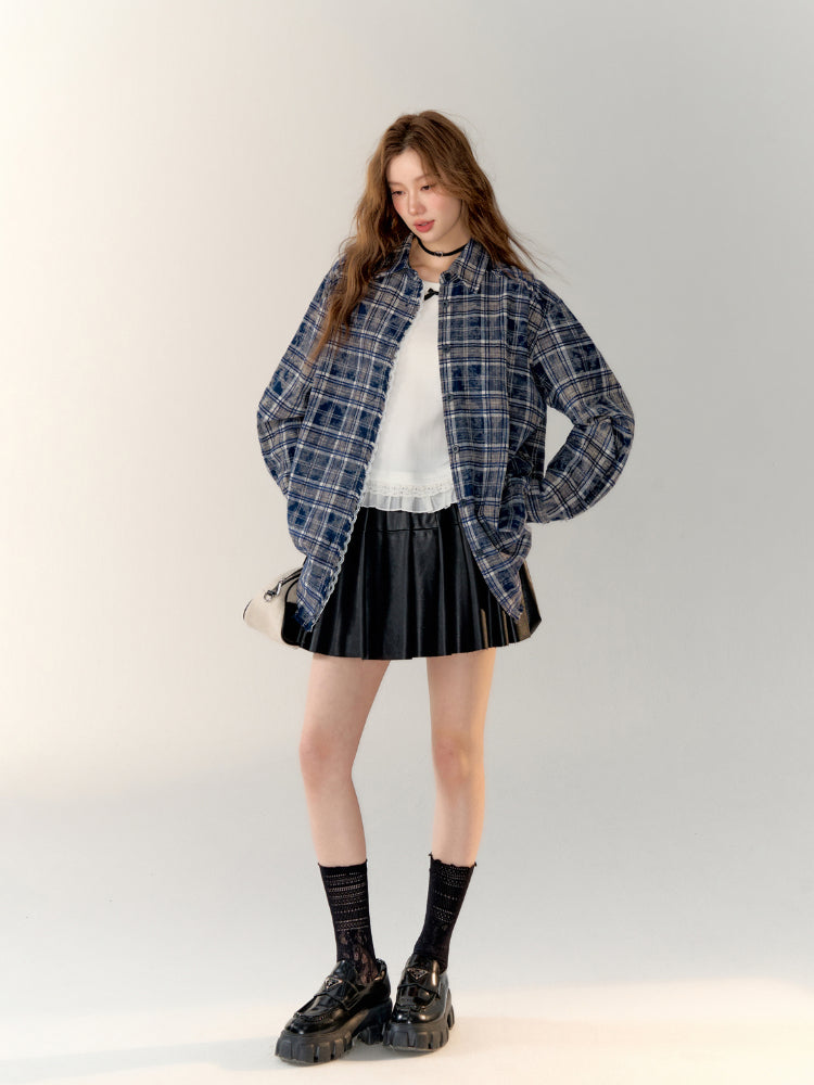 3D Bow Lace Trimmed Hem Long Sleeve T-shirt - CHINASQUAD