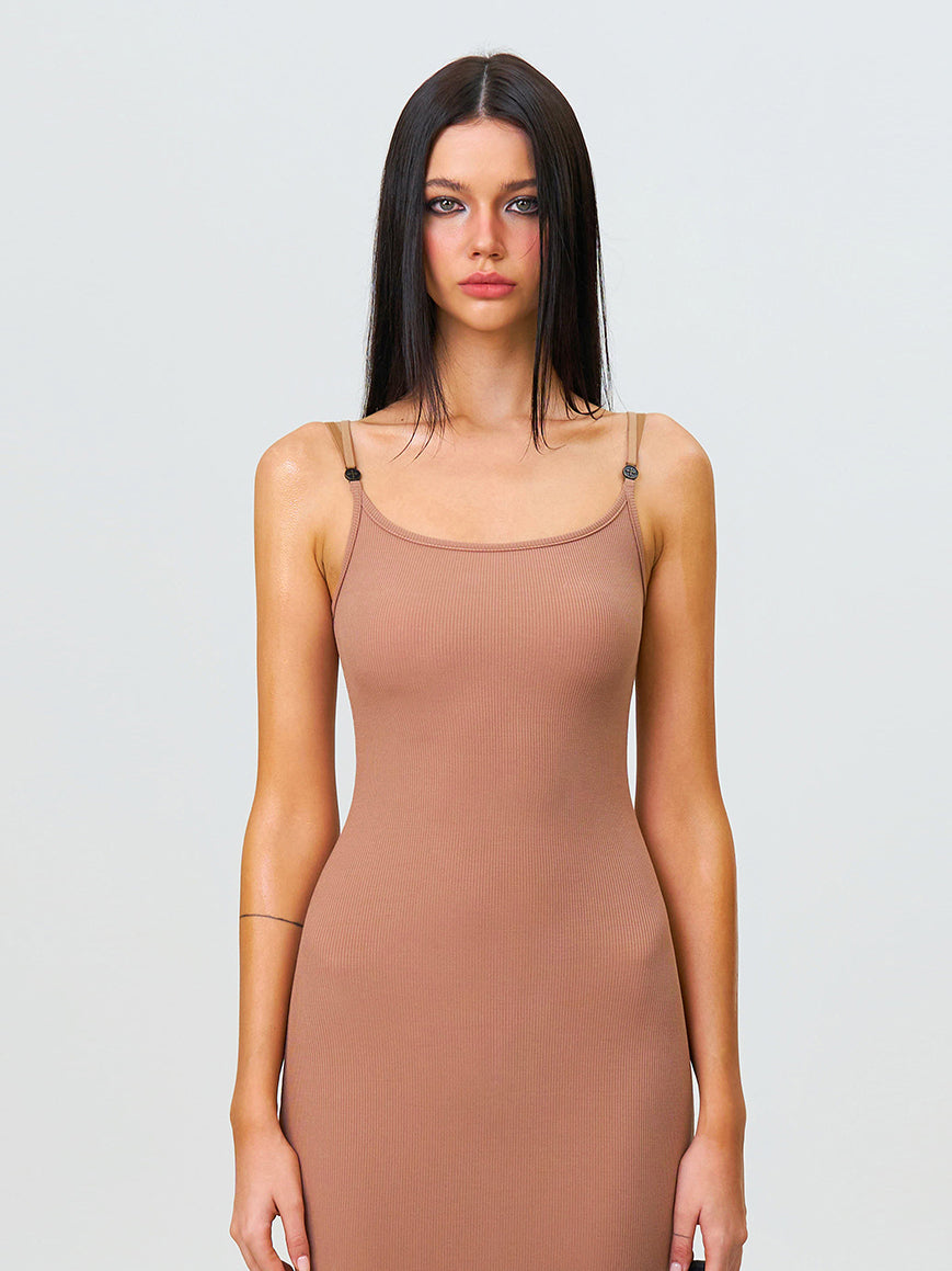 Compass Hug Slim Fit Long Dress - CHINASQUAD