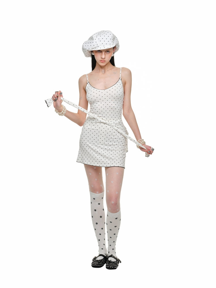 Cat Paw Knit Dress - CHINASQUAD