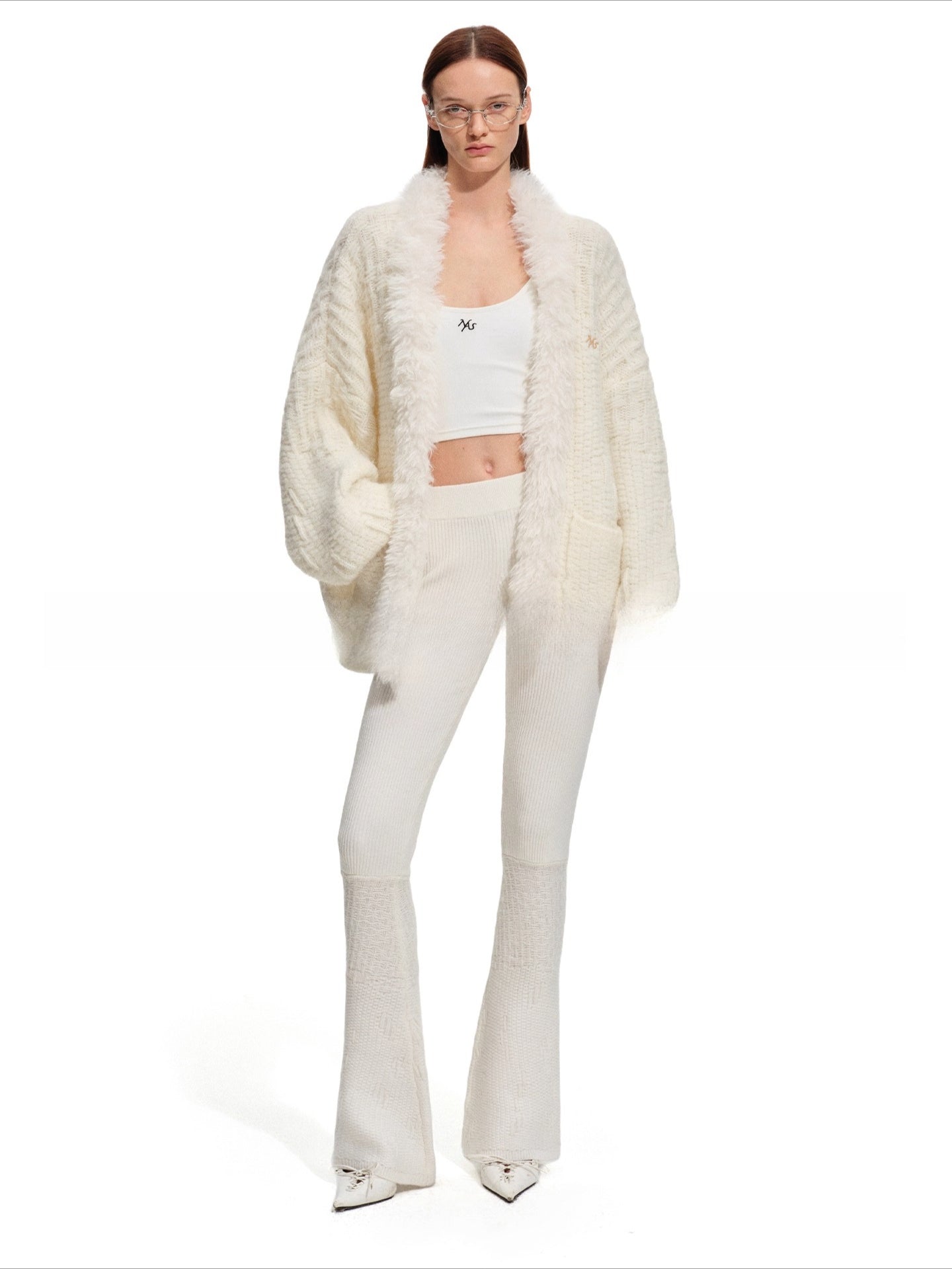 Polar Ribbed Knit Pants