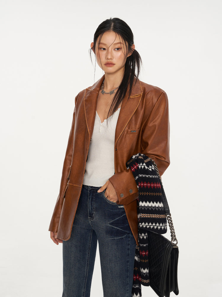 Blue & Black Fair Isle Scarf - CHINASQUAD