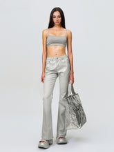Compass Wild Classic Flared Jeans Silver - CHINASQUAD