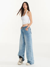 Classic Wide-Leg Denim Pants - CHINASQUAD