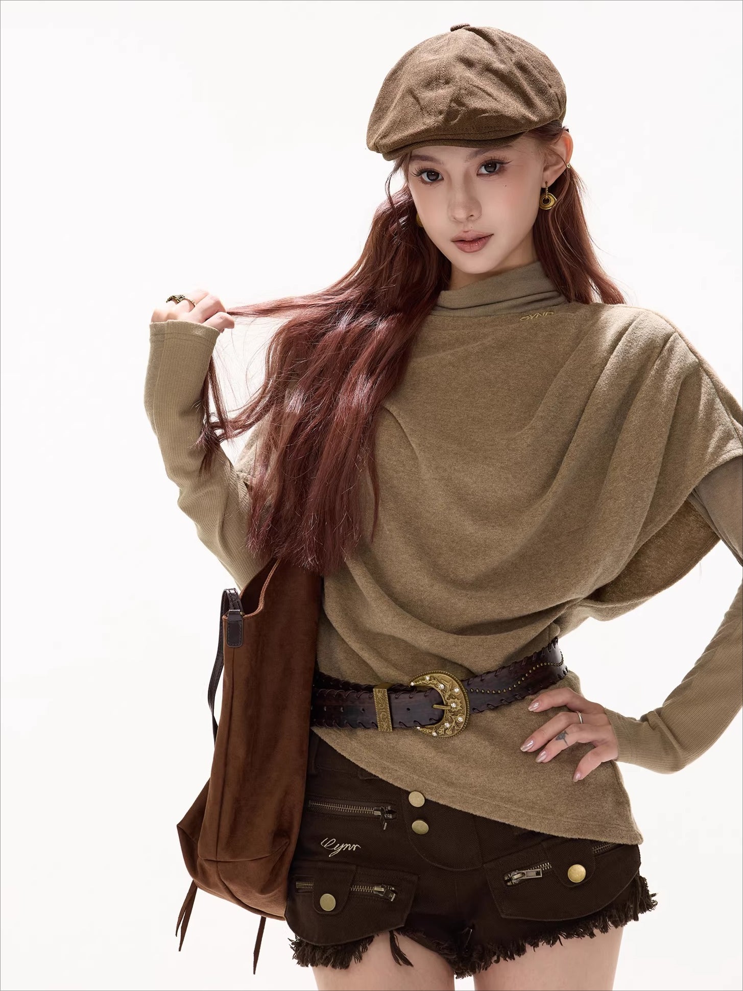 Textured Panel Knit Base Layer