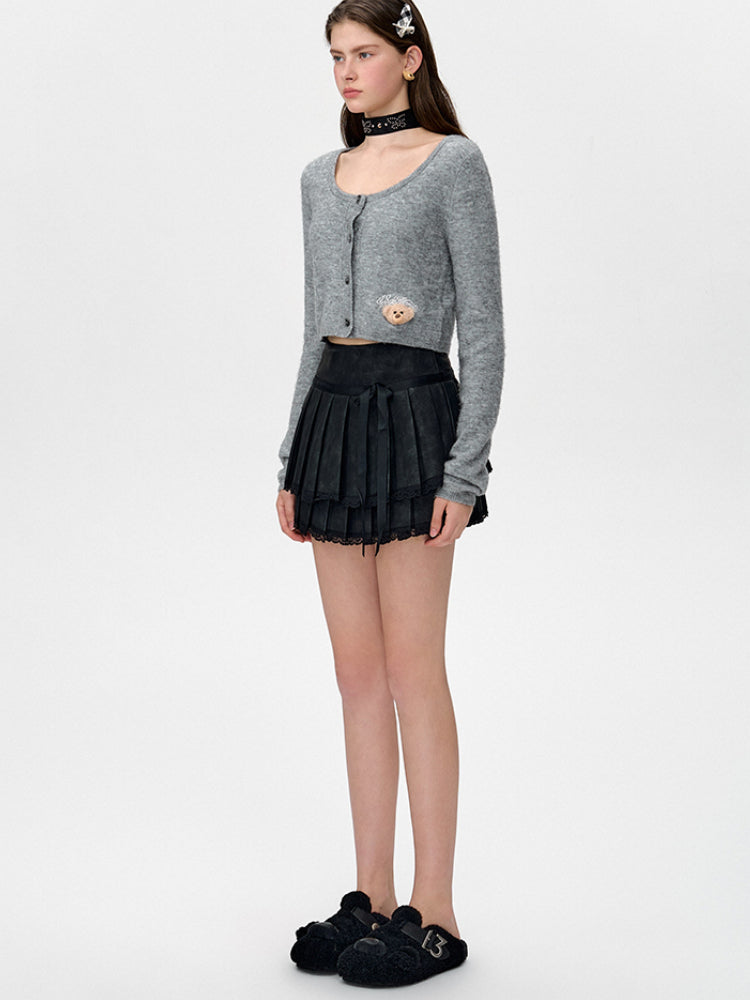 Teddy Wool-Like Buckle Slippers - CHINASQUAD