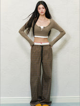 Double Waistband Spliced Fake Two-Piece Long Pants - CHINASQUAD