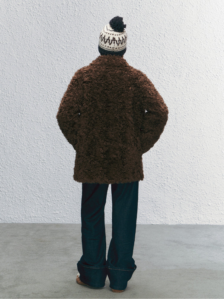 Eco-friendly Fur Lined Fur Coat - CHINASQUAD