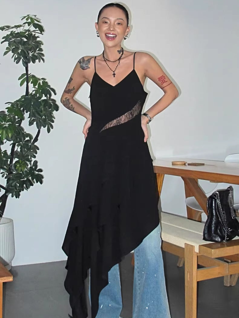 Paint-Splatter Flared Denim Pants