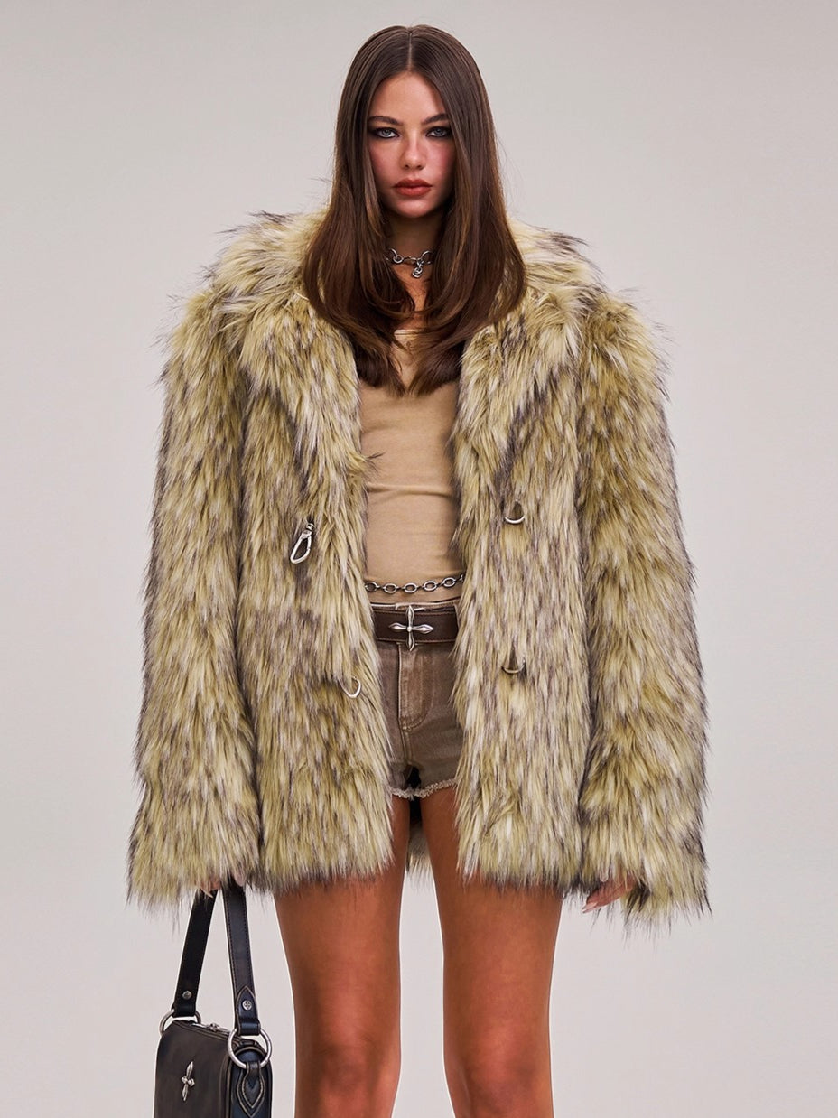 Cross Relic Wilderness Hunter Faux Fur Jacket