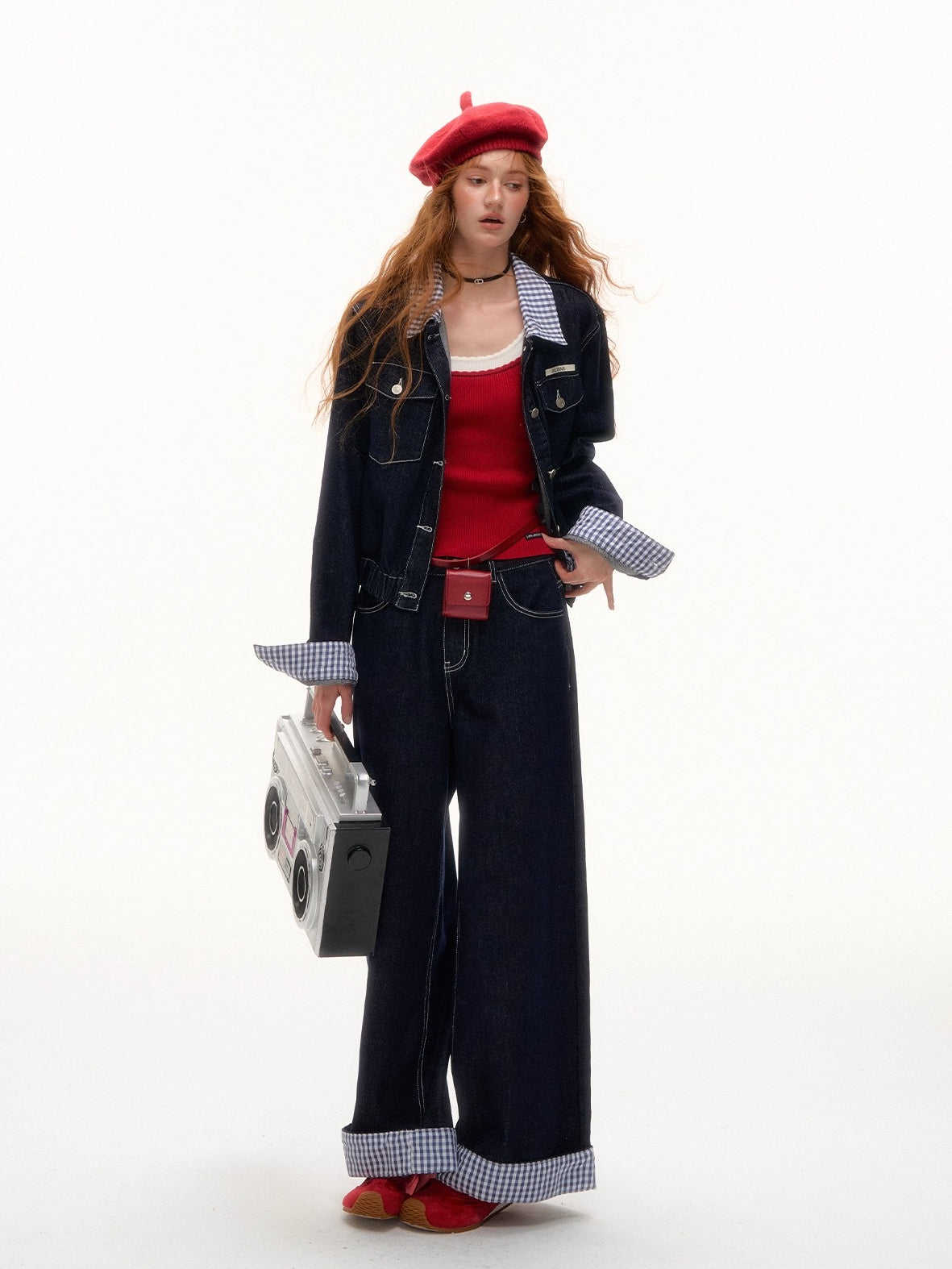 Wave-Edge Layered Knit Camisole - CHINASQUAD