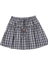 Checkered Ruffle A - Line Midi Skirt - CHINASQUAD