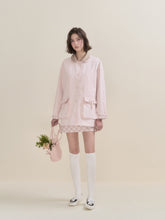Pink Plaid Reversible Trench Coat - CHINASQUAD