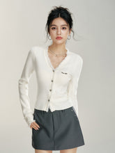 V-neck Frayed Knit Top - CHINASQUAD