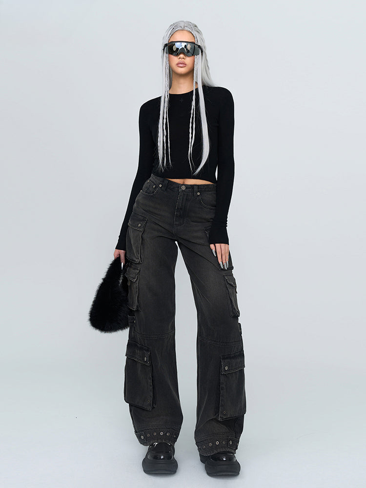 Hug Seamless Knitted Wool Crewneck Sweater - CHINASQUAD