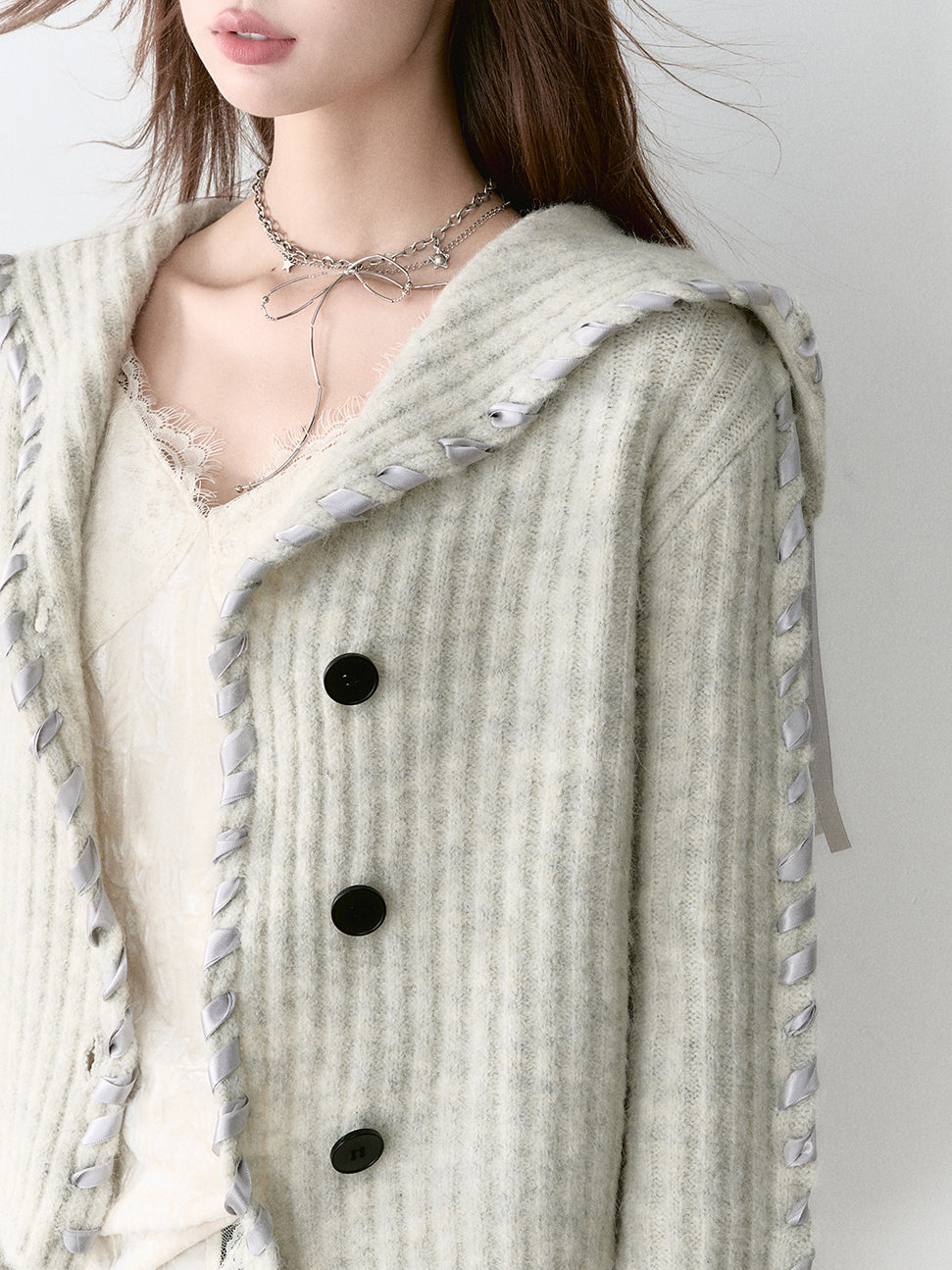 Alpaca Blend Knit Cardigan - CHINASQUAD