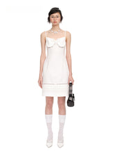 Bow Tie Double-Layer Bustier Dress - CHINASQUAD