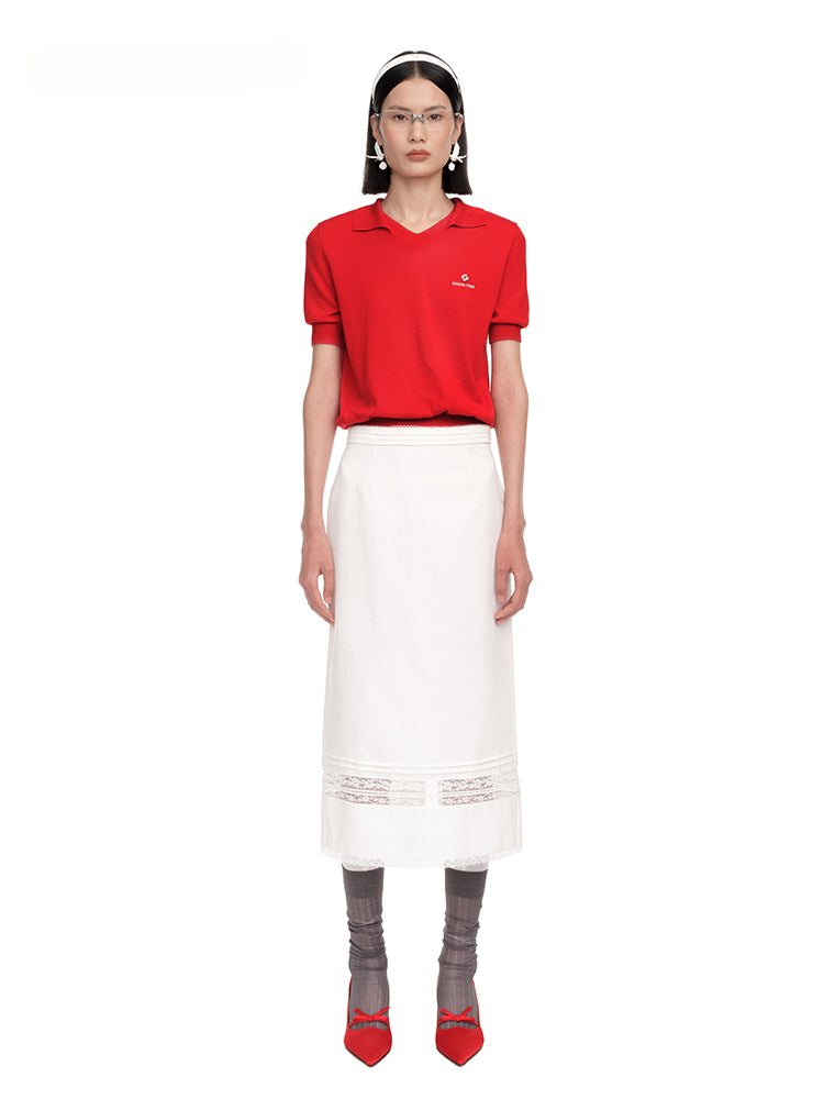 Versatile Lace Splicing Skirt - CHINASQUAD