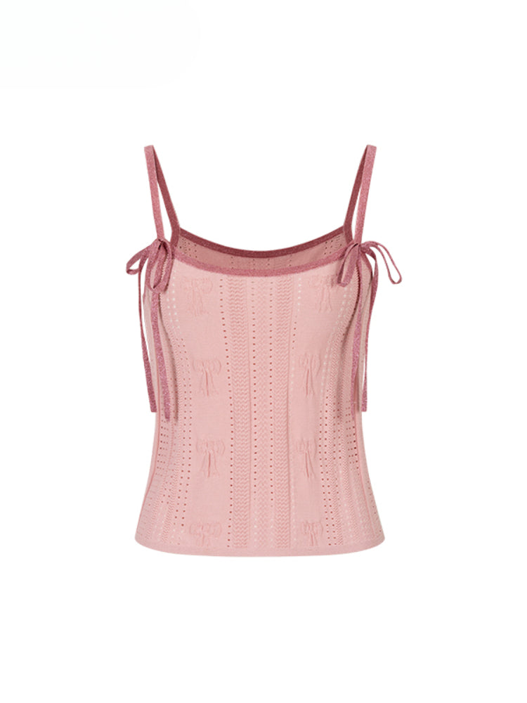 Spliced Bow Loose Sling Vest - CHINASQUAD