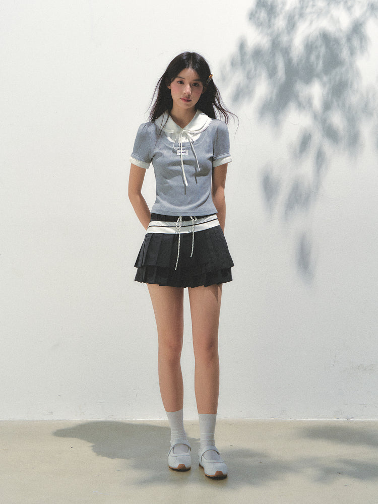 Stylish Intellectual Pleated Skirt - CHINASQUAD