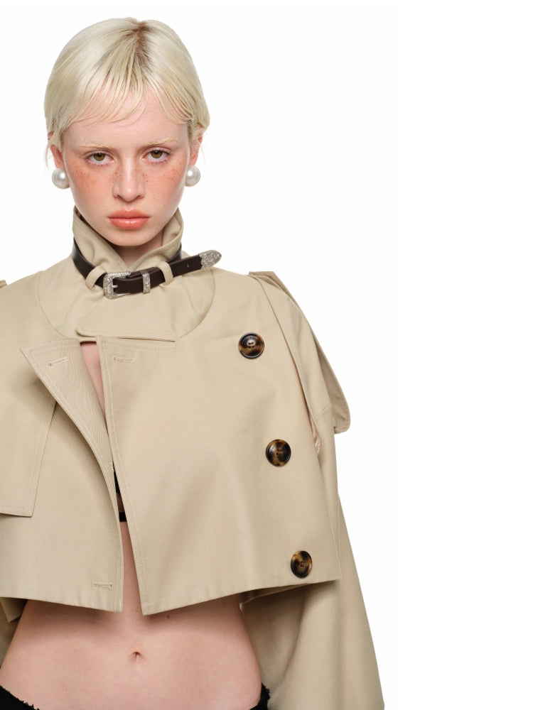 Ultra Short Trench Coat - CHINASQUAD