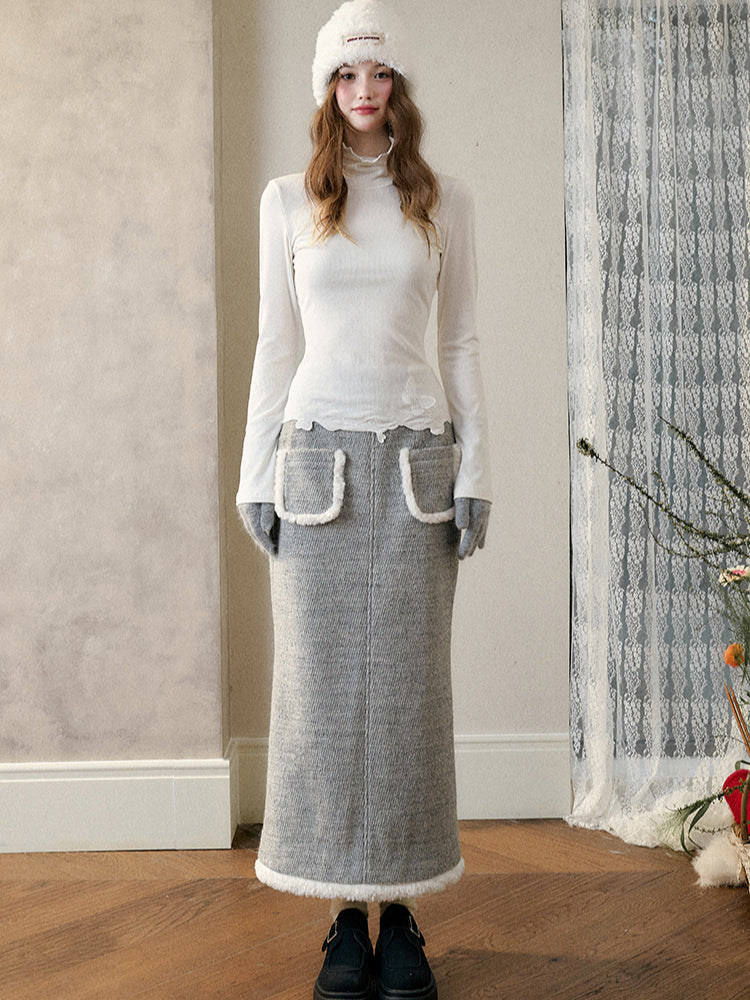 Galaxy Embroidered Wool Tweed Coat & Skirt Set - CHINASQUAD