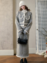 Galaxy Embroidered Wool Tweed Coat & Skirt Set - CHINASQUAD