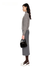 Gray & Brown Embroidered Knit Turtlenecks - CHINASQUAD
