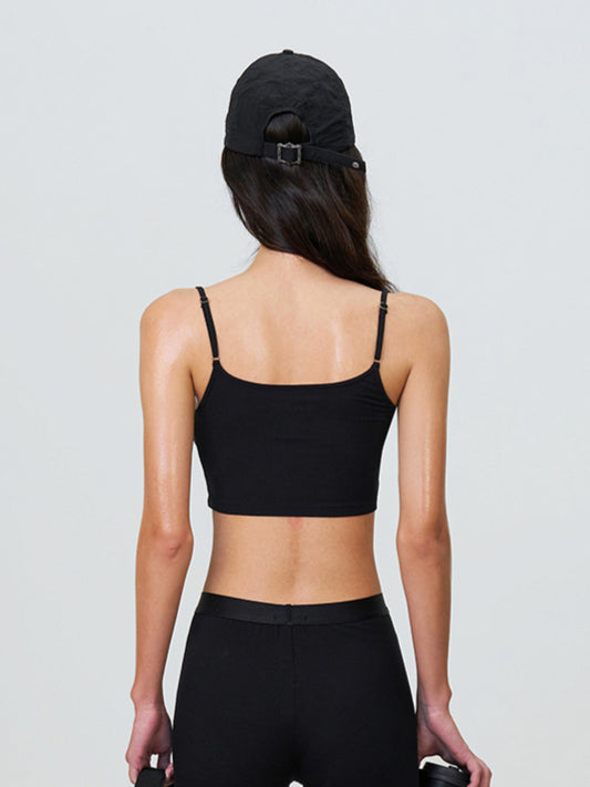 Compass Hug Ultra-Short Sports Strap Top - CHINASQUAD