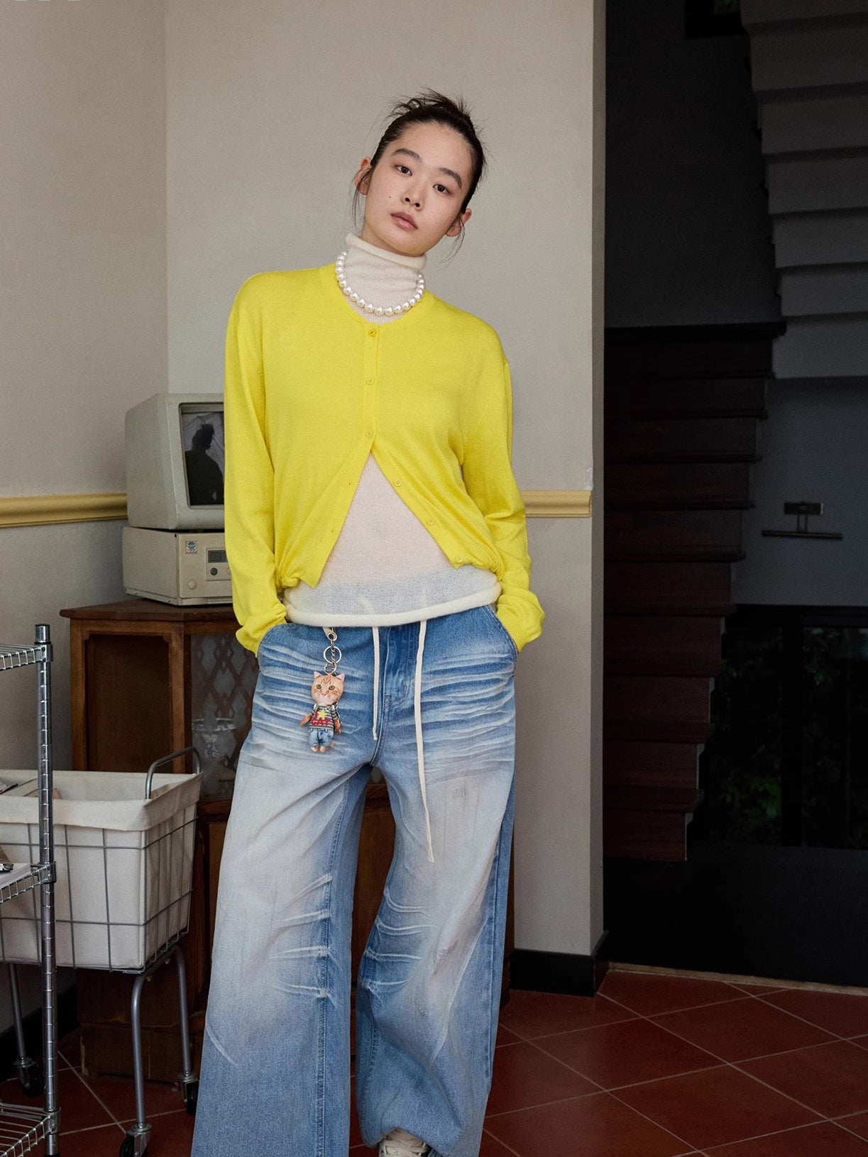 1JINN STUDIO Wool Knit Cardigan - CHINASQUAD