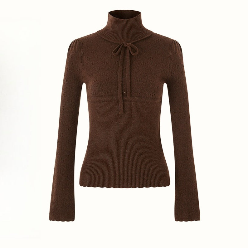 Wool-Blend Hollow Knit Base Layer