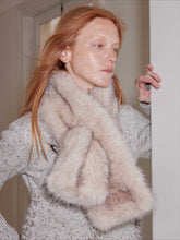 Double-tone Fur & Leather Winter Scarf - CHINASQUAD