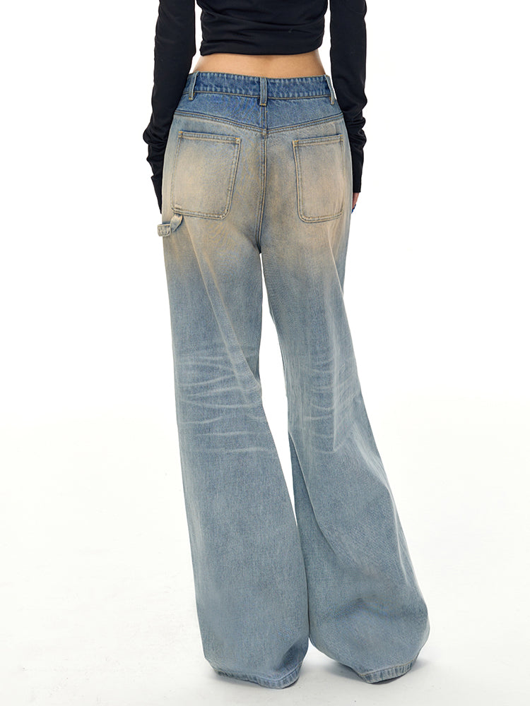 3D Whisker Ripped Jeans - CHINASQUAD