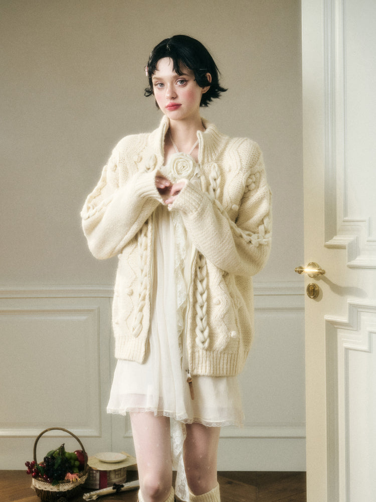 Halter Neck Off-Shoulder Ribbon Dress - CHINASQUAD